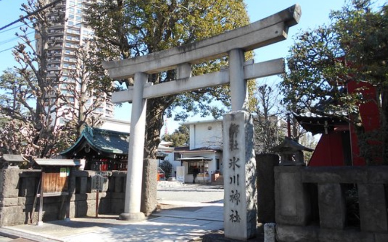 Azabu Hikawa Shrine in real life
